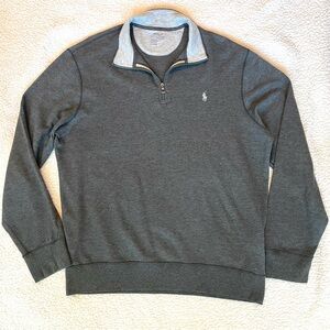 Polo Ralph Lauren Quarter Zip Pullover Sweater Size Large